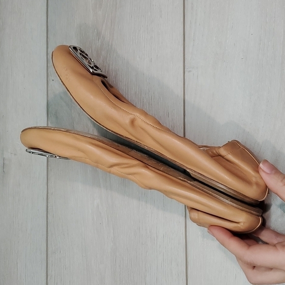 L.K.Bennett London Women Leather Loafer Ballet Flats shoes sz EU 40/8 - Picture 8 of 13